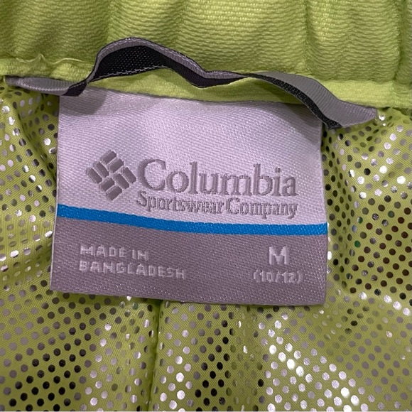 NWT COLUMBIA Youth Size M (10/12) Bugaboo II Pant Bright Green Pant Grow System - Picture 4 of 15